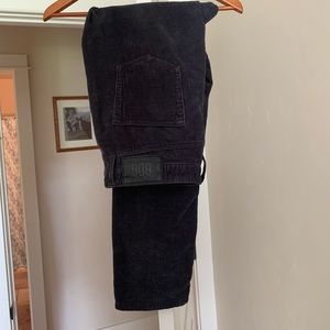 BDG black corduroy high rise mom jeans size 30